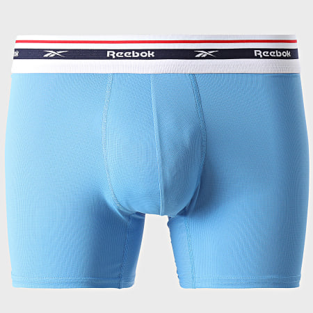 Reebok - Set De 3 Boxers 15030 Azul Marino Azul Claro Azul Real