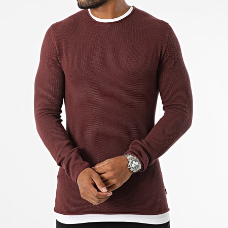 Tiffosi - Alabastro Bordeaux Crewneck Sweater