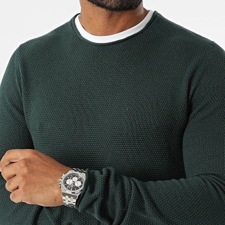 Tiffosi - Maglione girocollo Alabastro Verde scuro