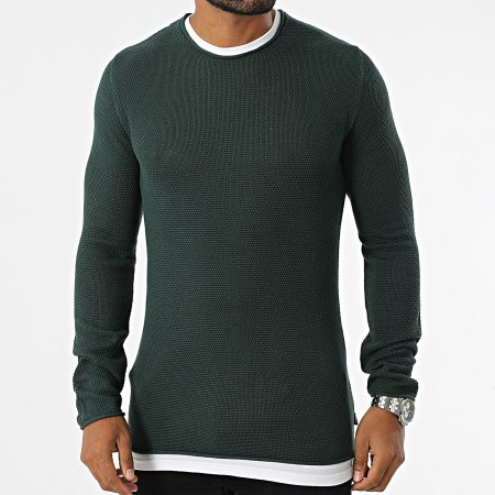 Tiffosi - Maglione girocollo Alabastro Verde scuro