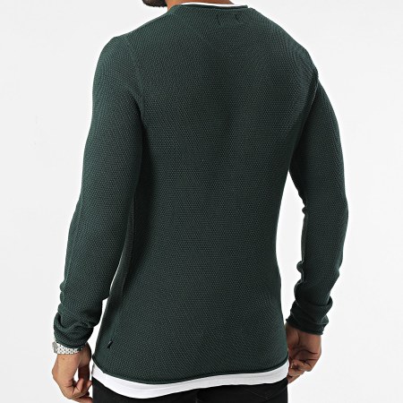 Tiffosi - Maglione girocollo Alabastro Verde scuro