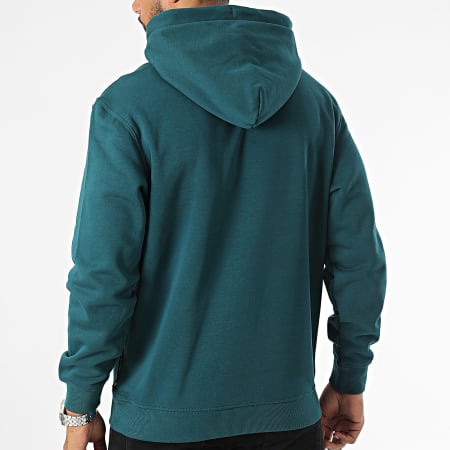 Tommy Jeans - Sudadera con capucha Regular Gold Signature 0507 Bottle Green Gold