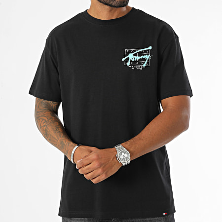 Tommy Jeans - Camiseta Spray 0594 Negra