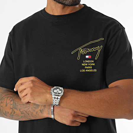 Tommy Jeans - Tee Shirt Sig City Twist 9698 Noir