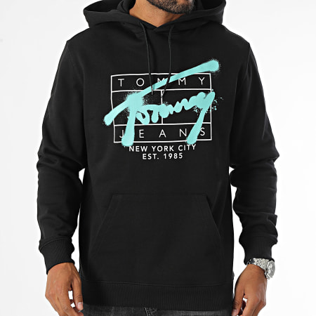 Tommy Jeans - Spray Hoody 0593 Zwart