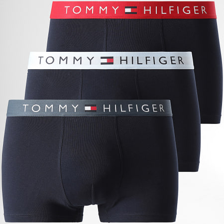 Tommy Hilfiger - Juego de 3 bóxers Trunk 3181 Azul Marino