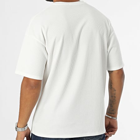 Uniplay - Camiseta de bolsillo oversize blanca