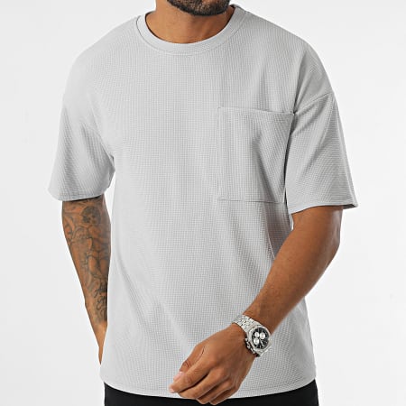 Uniplay - Oversized Pocket Tee Grijs