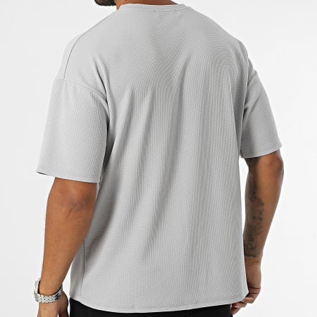 Uniplay - Tee oversize con taschino grigio