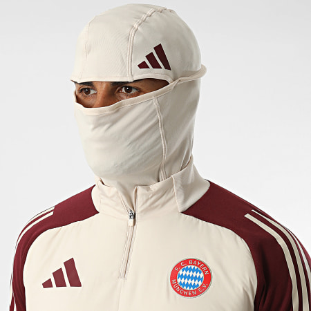 Adidas Sportswear - Veste Outdoor Capuche Bayern Munich IS9961 Beige Rouge Bordeaux