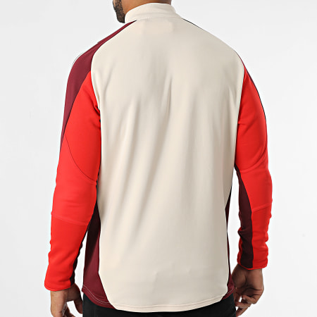 Adidas Performance - Chaqueta con capucha Outdoor Bayern Munich IS9961 Beige Rojo Burdeos