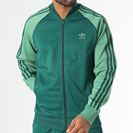 Adidas Originals - Ensemble De Survetement A Bandes SST IY8731 IY8729 Vert