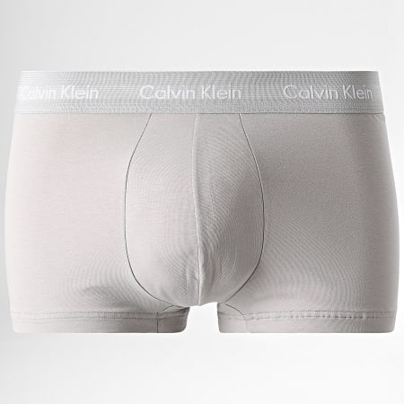 Calvin Klein - Set di 3 boxer U2664G Nero Grigio chiaro Grigio carbone