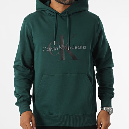 Calvin Klein - Hoody 0805 Donkergroen