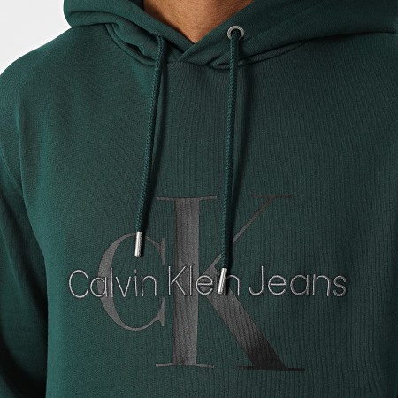 Calvin Klein - Hoody 0805 Donkergroen