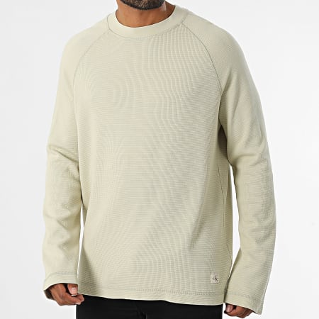 Calvin Klein - Ronde hals Sweat 6450 Beige