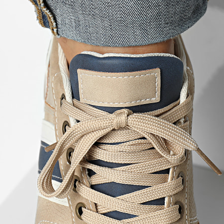 Classic Series - Sneakers Navy Beige