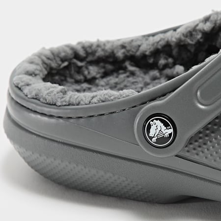 Crocs - Zueco clásico forrado 203591 Gris pizarra