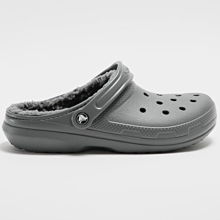 Crocs - Zueco clásico forrado 203591 Gris pizarra