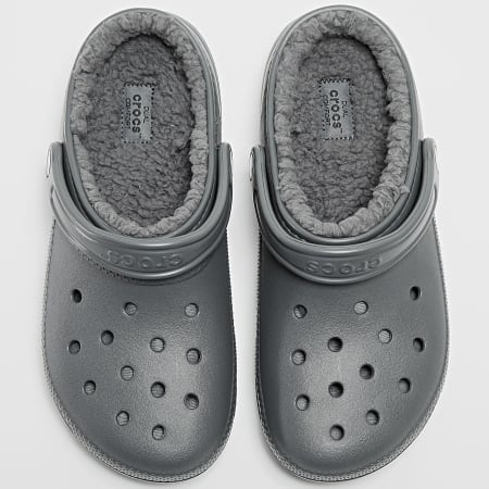 Crocs - Zueco clásico forrado 203591 Gris pizarra