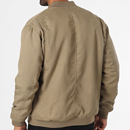 Frilivin - Chaqueta bomber beige oscuro