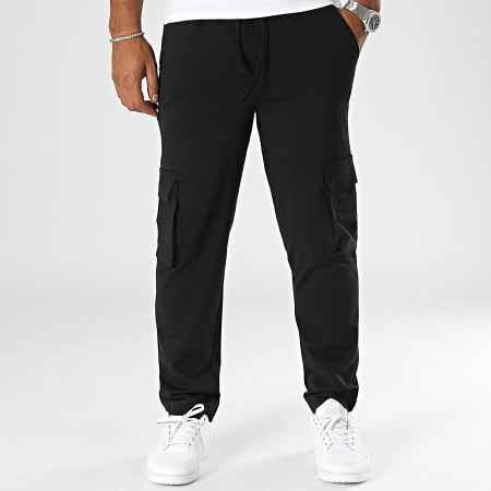 Frilivin - Pantalones cargo negros