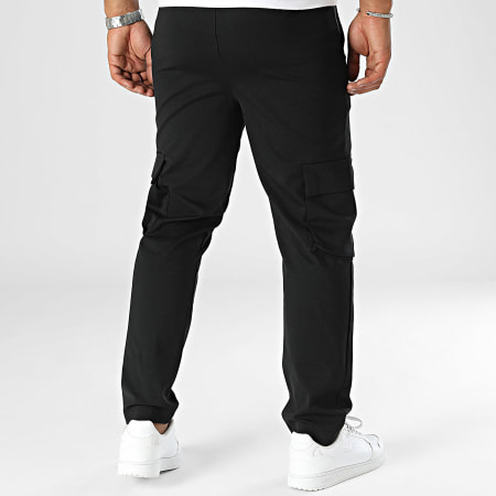 Frilivin - Pantalones cargo negros