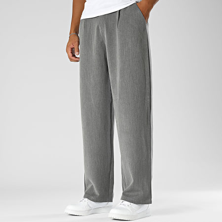 Frilivin - Pantalones relaxed fit gris marengo