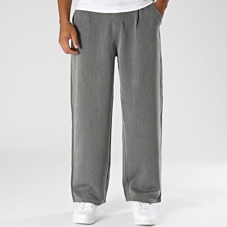 Frilivin - Pantalones relaxed fit gris marengo