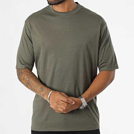 Frilivin - Camiseta verde caqui