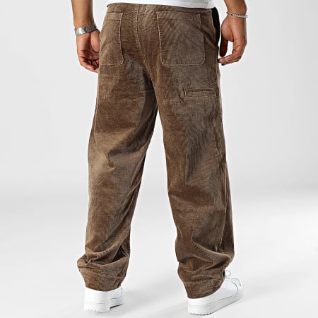 Frilivin - Pantalon Relaxed Fit Marron