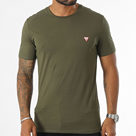 Guess - Camiseta M2YI36-I3Z14 Caqui Verde