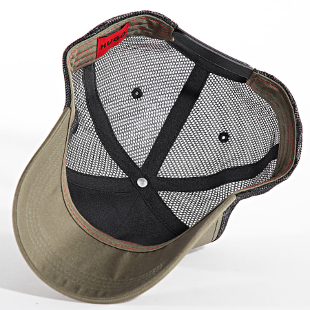 HUGO - Cappello Kody Trucker Verde Khaki Nero