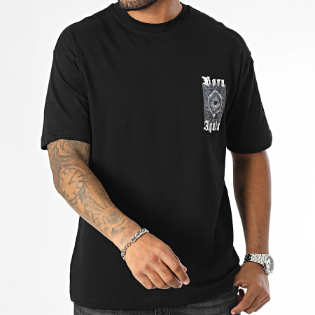 Ikao - Camiseta LL1057 Negro