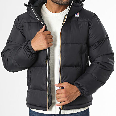K-Way - Doudoune Capuche Le Vrai 3.0 Claude Heavy Warm K3126WW Noir