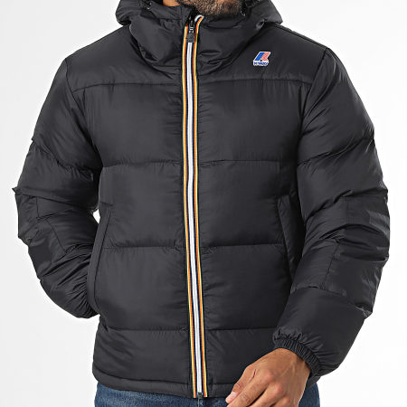 K-Way - Doudoune Capuche Le Vrai 3.0 Claude Heavy Warm K3126WW Noir
