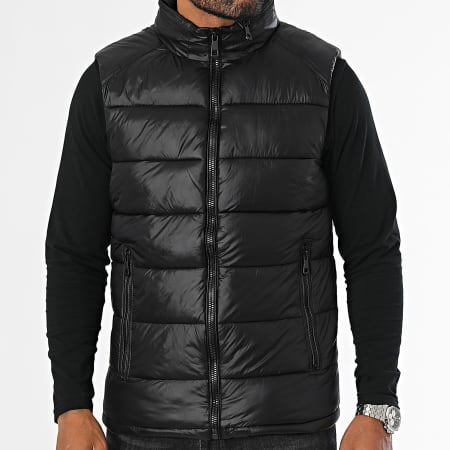 Kymaxx - Chaqueta sin mangas con capucha Negro