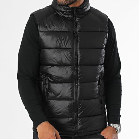 Kymaxx - Chaqueta sin mangas con capucha Negro