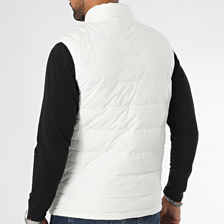 Kymaxx - Chaqueta de pluma sin mangas Blanca