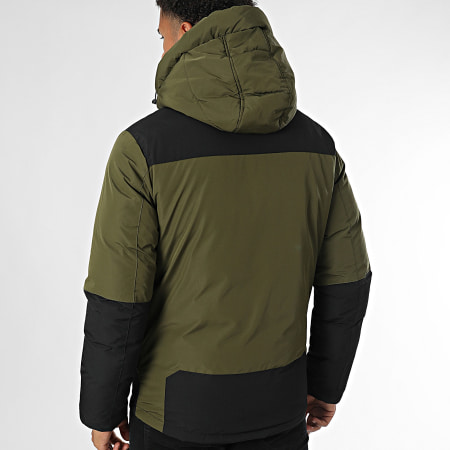 Kymaxx - Khaki groene parka met capuchon