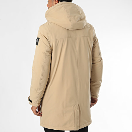 Kymaxx - Parka met capuchon beige