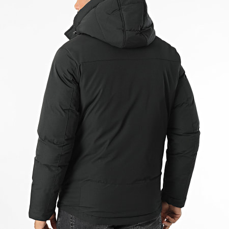 Kymaxx - Zwarte parka met capuchon