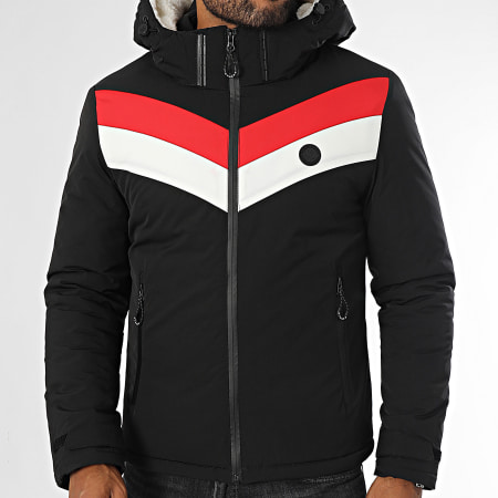 Kymaxx - Zwarte parka met capuchon