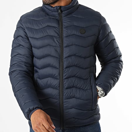 Kymaxx - Chaqueta azul marino