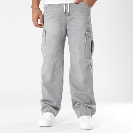 Baggy Large Cargo Jeans 3574 Denim Light Grey
