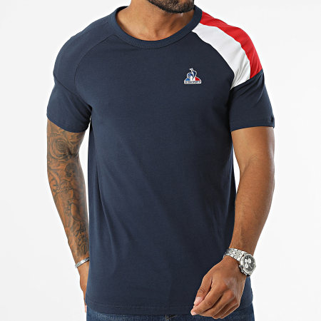 Le Coq Sportif - Tee Shirt Tricolore N4 2423321 Bleu Marine