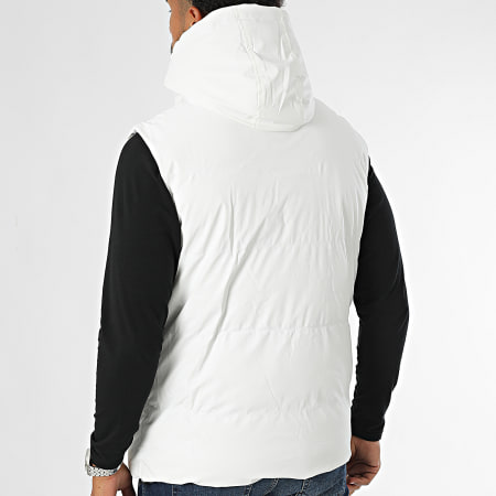 MTX - Chaqueta sin mangas con capucha Blanco