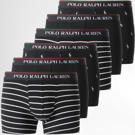 Polo Ralph Lauren - Lot De 6 Boxers Noir