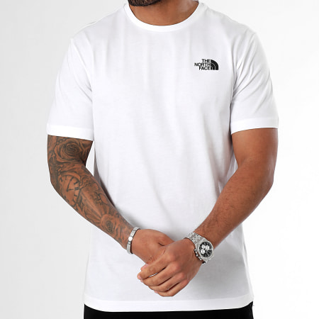 The North Face - Juego De 2 Camisetas Redbox A87NP Blanco Negro