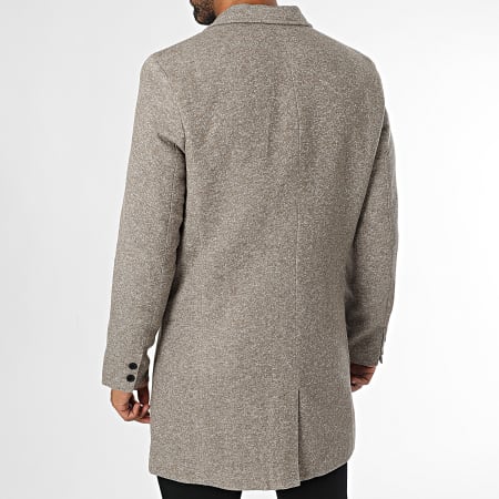 Only And Sons - Cappotto Julian King 22016665 Taupe Chiné